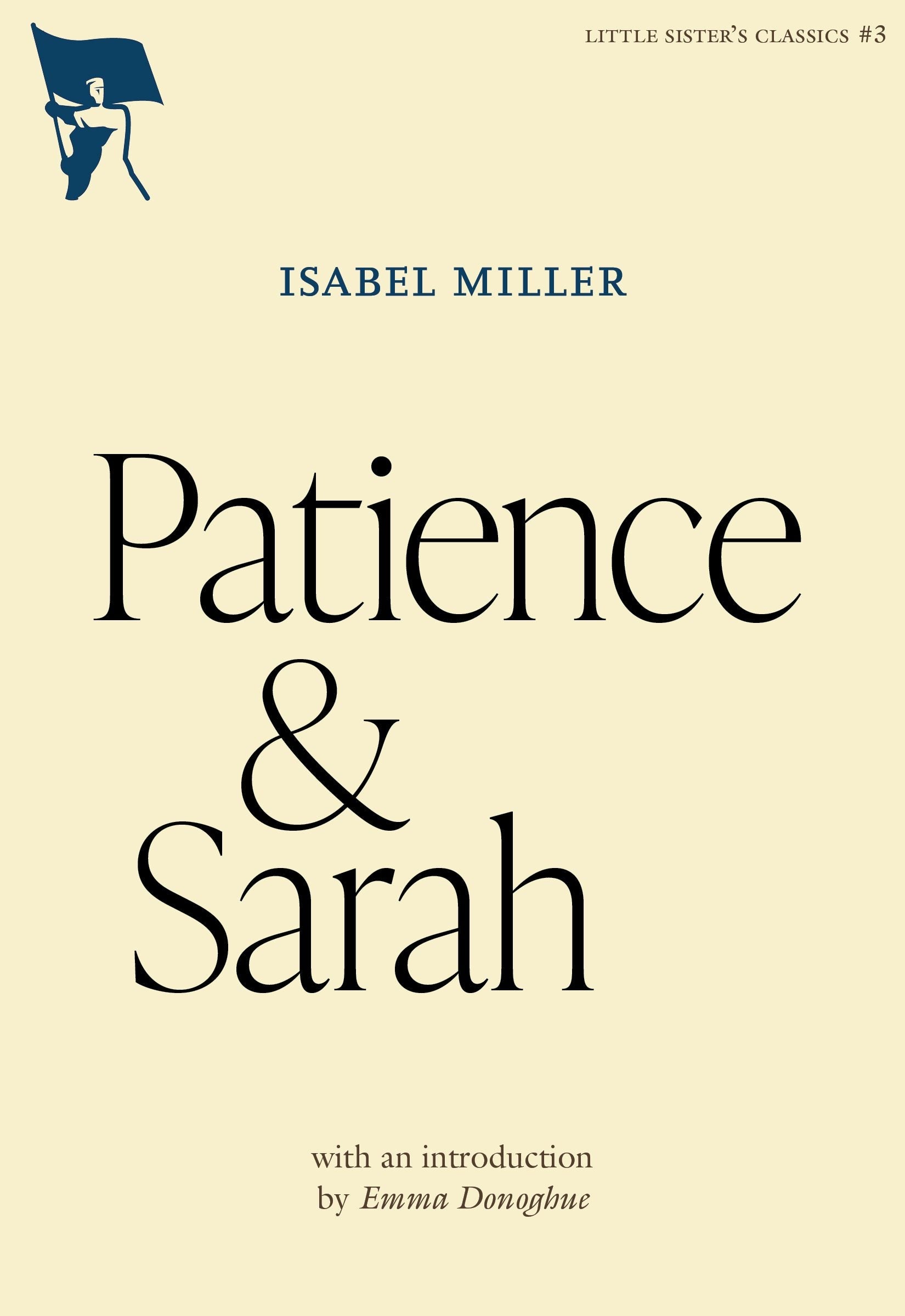 Book cover image for Patience & Sarah ISBN: 9781551523576